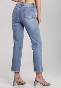 Renee - Niebieskie Jeansy Wide Leg Neametai. Kolor: niebieski. Materiał: jeans #5