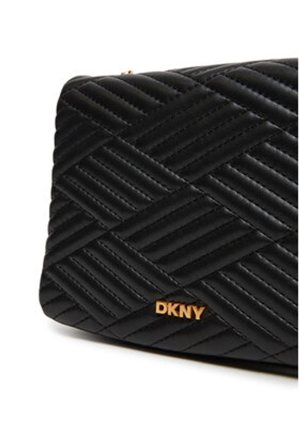 DKNY Torebka R44EKI06 Czarny. Kolor: czarny. Materiał: skórzane