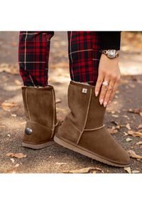 EMU Australia Śniegowce Platinum Stinger Slim Lo WP20002 Brązowy. Kolor: brązowy. Materiał: skóra #11