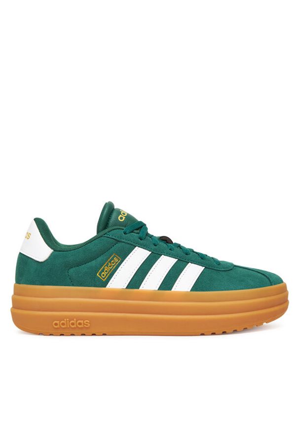 Adidas - adidas Sneakersy Vl Court Bold JP6917 Zielony. Kolor: zielony. Materiał: zamsz, skóra