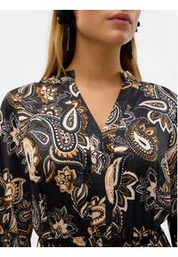 Vero Moda Sukienka koszulowa Thora 10320742 Czarny Regular Fit. Kolor: czarny. Materiał: syntetyk. Typ sukienki: koszulowe #4