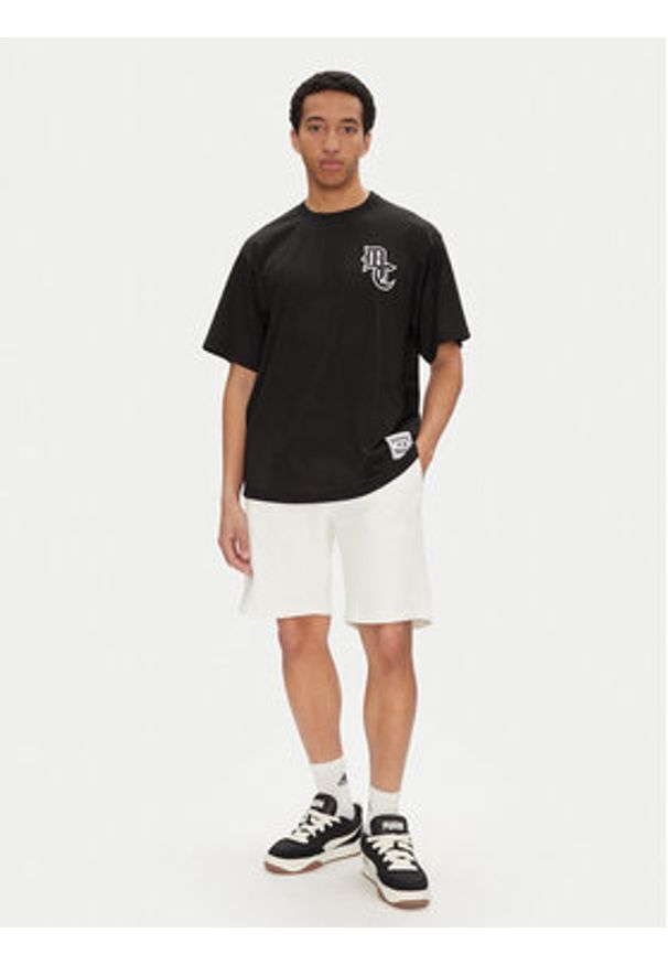 DC Shoes T-Shirt No Hitter ADYKT03254 Czarny Regular Fit. Kolor: czarny. Materiał: syntetyk