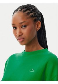 Lacoste Bluza SF5614 Zielony Oversize. Kolor: zielony. Materiał: bawełna #6