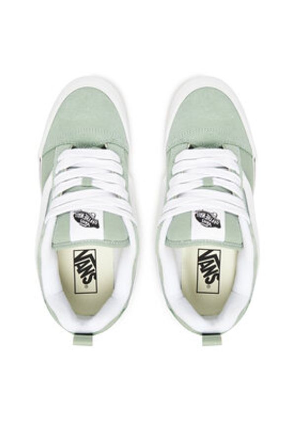 Vans Tenisówki Knu Skool VN000D6ZEMW1 Zielony. Kolor: zielony. Materiał: skóra, zamsz