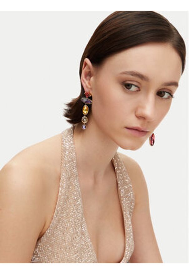 Guess Kolczyki JUBE05 088JW Kolorowy. Materiał: metalowe. Wzór: kolorowy