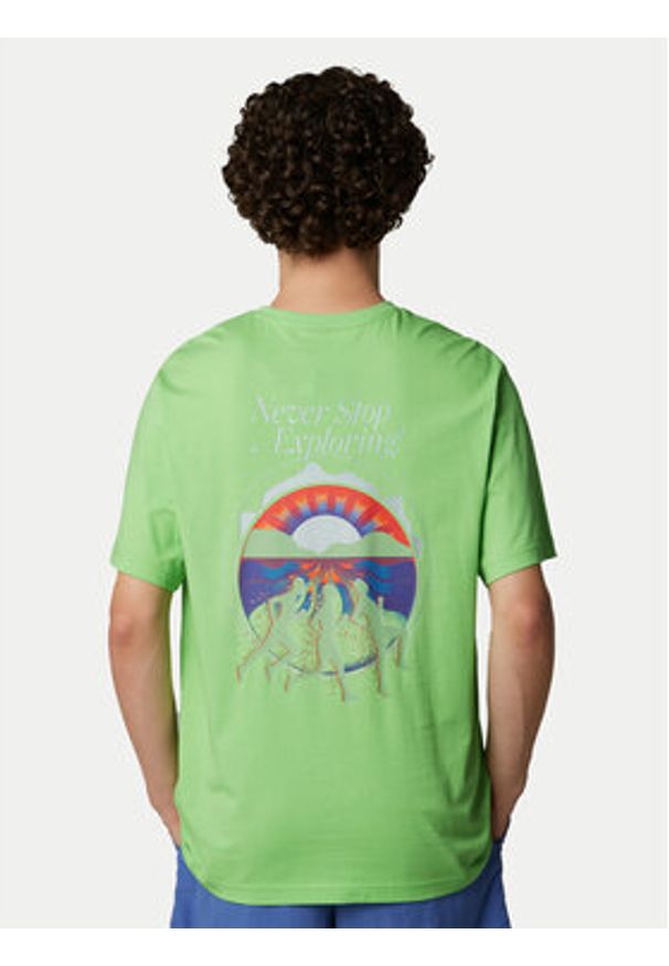 The North Face T-Shirt Unisex SS Never Stop NF0A8C3A Zielony Relaxed Fit. Kolor: zielony. Materiał: bawełna