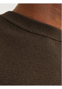 Jack & Jones Sweter Milano 12259666 Beżowy Relaxed Fit. Kolor: beżowy. Materiał: bawełna #5
