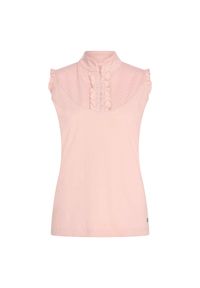 IMPERIAL RIDING - Damska sukienka t-shirtowa bez rękawów Imperial Riding Irhpippa. Kolor: różowy. Długość rękawa: bez rękawów. Typ sukienki: sportowe. Styl: sportowy #1