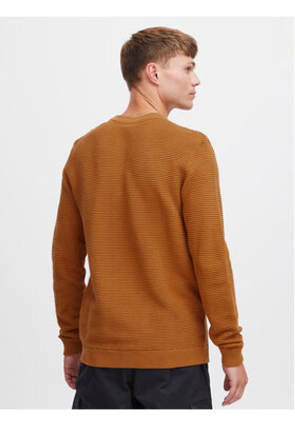 !SOLID - Solid Sweter 21106094 Żółty Regular Fit. Kolor: żółty. Materiał: bawełna