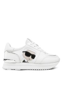 Karl Lagerfeld - KARL LAGERFELD Sneakersy KL61930N Biały. Kolor: biały. Materiał: skóra