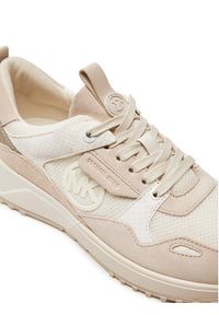 MICHAEL Michael Kors Sneakersy Theo Trainer 43T4THFS3D Écru. Materiał: skóra #3