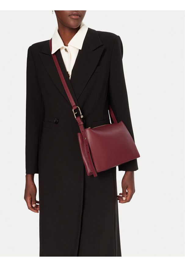 Furla Torebka Nuvola S Crossbod WB01275 HSF000 CN 0053S 1007 Bordowy. Kolor: czerwony. Materiał: skórzane