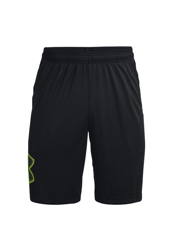 Under Armour - Męskie Spodenki Z Grafiką Techniczną. Kolor: czarny. Sport: turystyka piesza