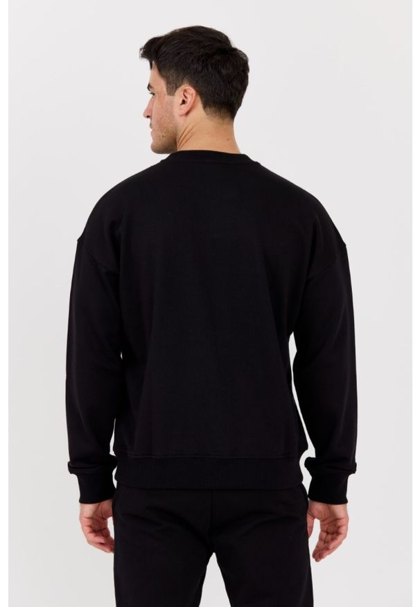 Diesel - DIESEL Czarna męska bluza S-ROB-MICRODIV, Rozmiar XXL. Kolor: czarny. Materiał: elastan, materiał, bawełna. Długość rękawa: długi rękaw. Długość: długie