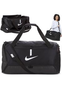 Torba sportowa Nike Academy Team Duffel usztywnione dno z komorą na buty 95L. Kolor: czarny