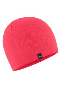 Czapka Zimowa Unisex Salewa Sella Ski. Kolor: różowy. Sezon: zima