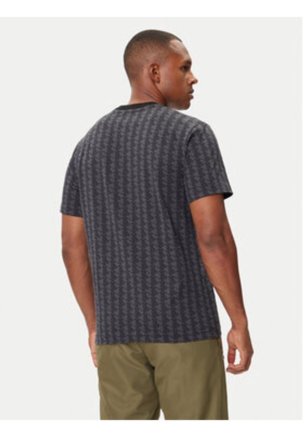 Lacoste T-Shirt TH5902 Szary Regular Fit. Kolor: szary. Materiał: bawełna