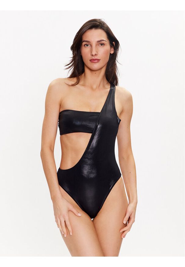 Calvin Klein Swimwear Strój kąpielowy KW0KW02183 Czarny. Kolor: czarny. Materiał: syntetyk