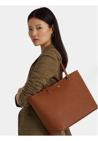 Lauren Ralph Lauren Torebka 431911655002 Brązowy. Kolor: brązowy. Materiał: skórzane #4