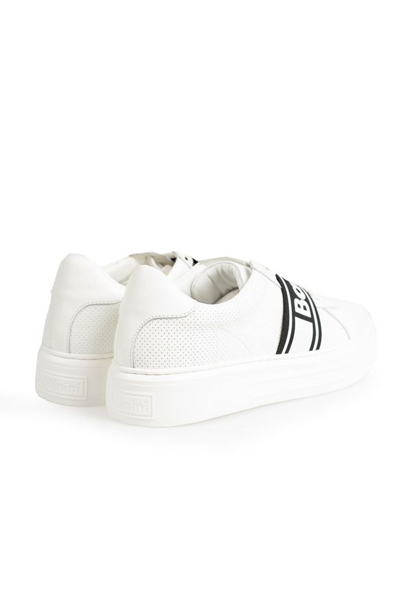 Baldinini Sneakersy | 096385XNANE909000BBX | Mężczyzna | Biały. Kolor: biały. Materiał: skóra. Wzór: aplikacja