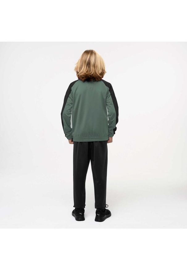 Dres dziecięcy Puma. Kolor: wielokolorowy, czarny, zielony. Materiał: dresówka. Styl: sportowy