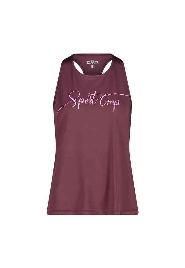 Damski tank top CMP. Kolor: fioletowy. Sport: turystyka piesza