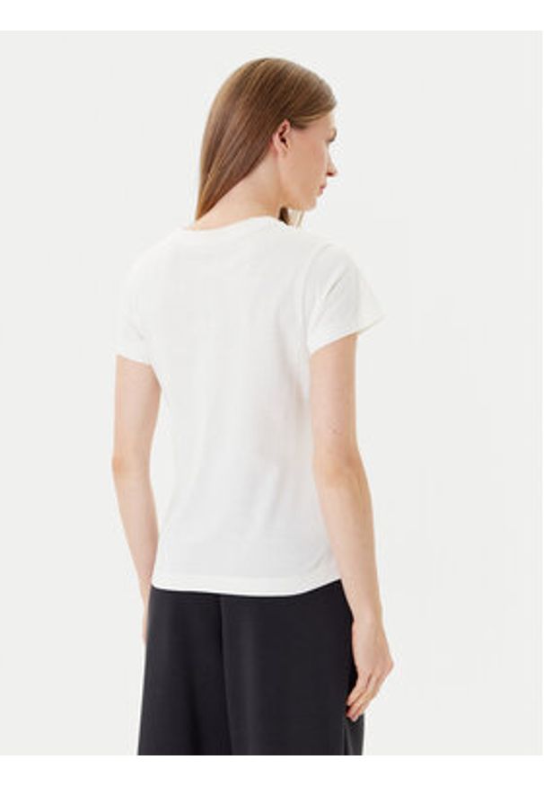 Guess T-Shirt V5GI10 K9RM1 Écru Regular Fit. Materiał: bawełna