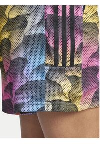 Adidas - adidas Szorty sportowe Tiro Print IQ4813 Kolorowy Loose Fit. Materiał: syntetyk. Wzór: nadruk, kolorowy