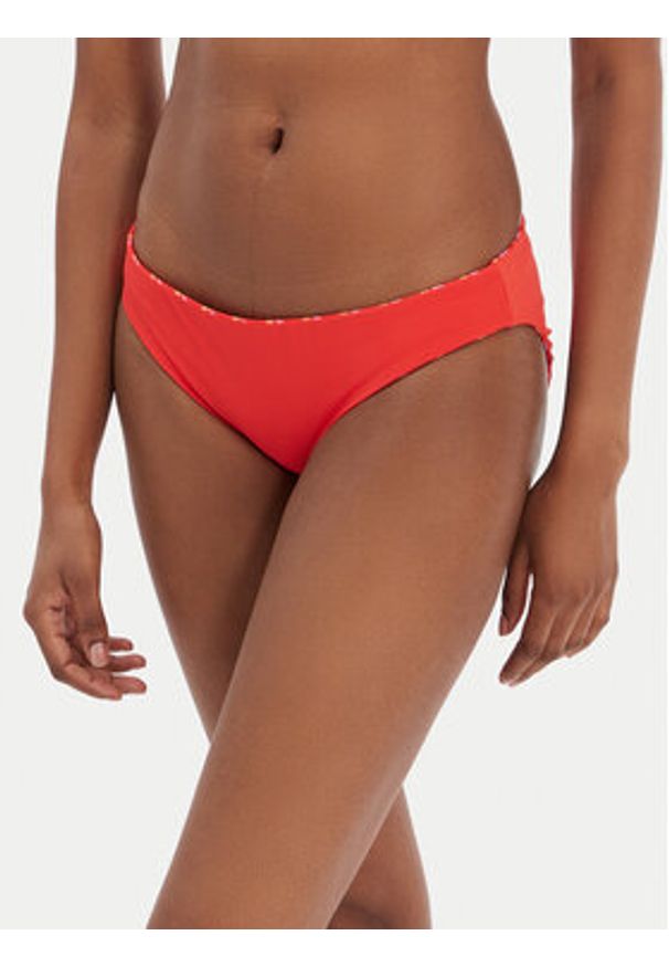 Seafolly Dół od bikini Sorrento 40426-277 Pomarańczowy. Kolor: pomarańczowy. Materiał: syntetyk