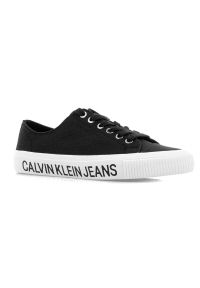Trampki damskie Calvin Klein Jeans Destinee (B4R0807X-BLACK). Kolor: czarny. Materiał: jeans. Sezon: lato #3