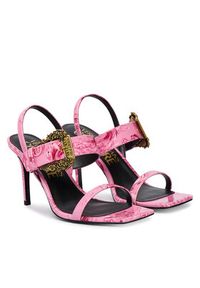 Versace Jeans Couture Sandały 80VA3S71 ZS366 Różowy. Kolor: różowy. Materiał: skóra #5