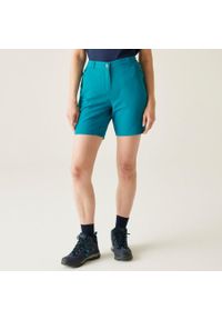 Regatta - Spodenki turystyczne damskie Chaska. Kolor: niebieski. Materiał: tkanina. Sport: turystyka piesza #1
