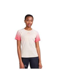 Koszulka damska Craft Pro Trail. Kolor: beżowy, wielokolorowy, różowy. Materiał: materiał. Sport: fitness #1
