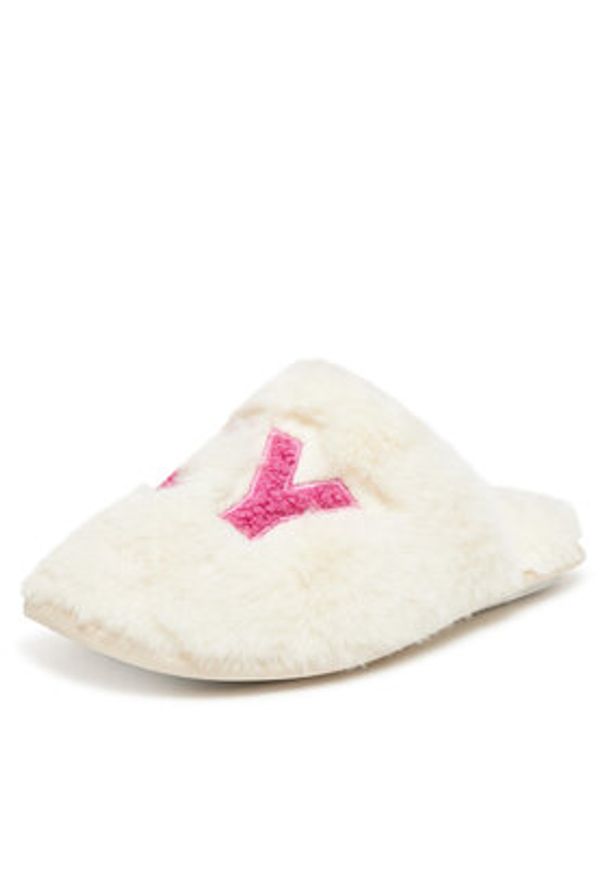 DeeZee Kapcie DKSP23112606 Écru. Materiał: materiał