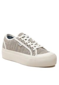 Roxy Trampki ARJS700168 Beżowy. Kolor: beżowy. Materiał: materiał #4