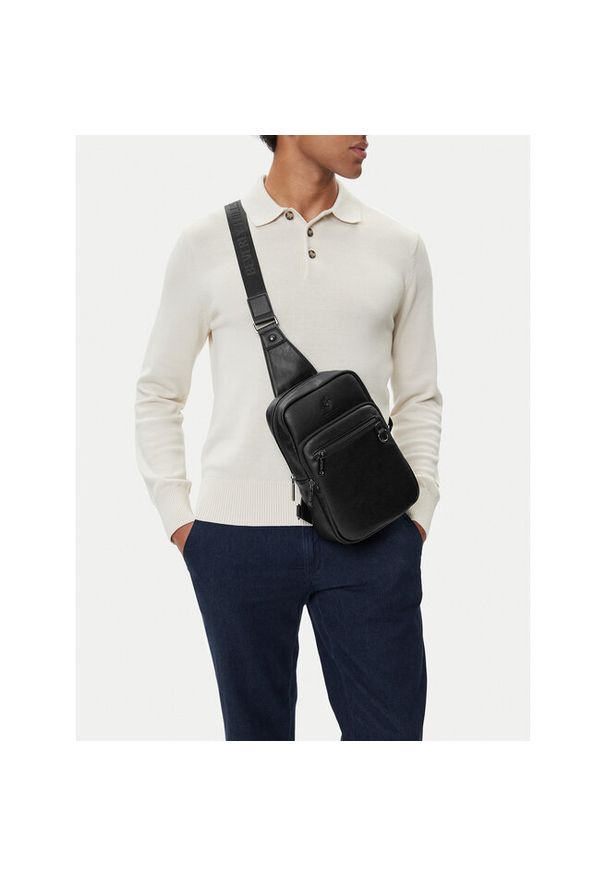 Saszetka Beverly Hills Polo Club. Kolor: czarny