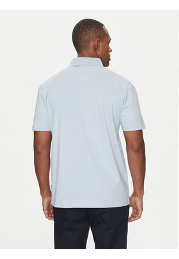 BOSS Polo C-Parris 01 50520297 Błękitny Regular Fit. Typ kołnierza: polo. Kolor: niebieski. Materiał: bawełna