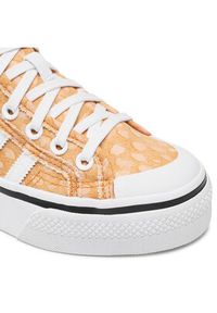 Adidas - adidas Sneakersy Disney Nizza Platform Mid GZ1657 Pomarańczowy. Kolor: pomarańczowy. Materiał: materiał. Wzór: motyw z bajki. Obcas: na platformie #4
