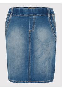 Cream Spódnica jeansowa Dinja 10610186 Granatowy Regular Fit. Kolor: niebieski. Materiał: bawełna