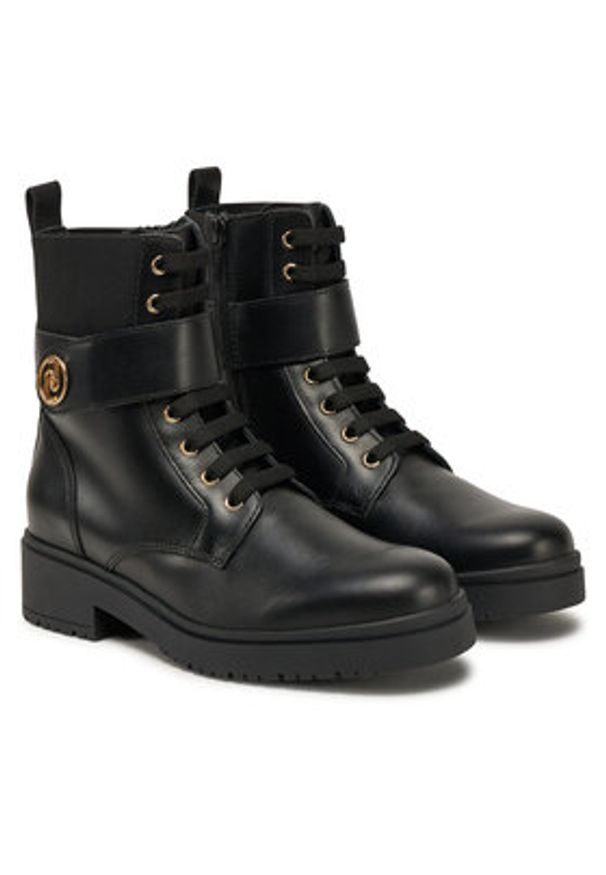 Liu Jo Trzewiki New Nancy Eco 2-1 SA5201 PX241 Czarny. Kolor: czarny. Materiał: skóra