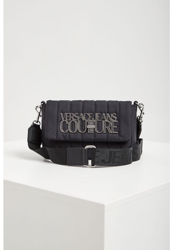 Versace Jeans Couture - Torebka VERSACE JEANS COUTURE. Wzór: aplikacja. Dodatki: z aplikacjami. Materiał: pikowane