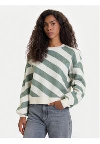 Vero Moda Sweter Lara 10310862 Beżowy Regular Fit. Kolor: beżowy. Materiał: syntetyk