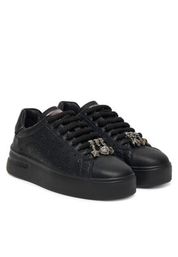 Replay - REPLAY Sneakersy GWZ4N .000.C0024L Czarny. Kolor: czarny. Materiał: skóra