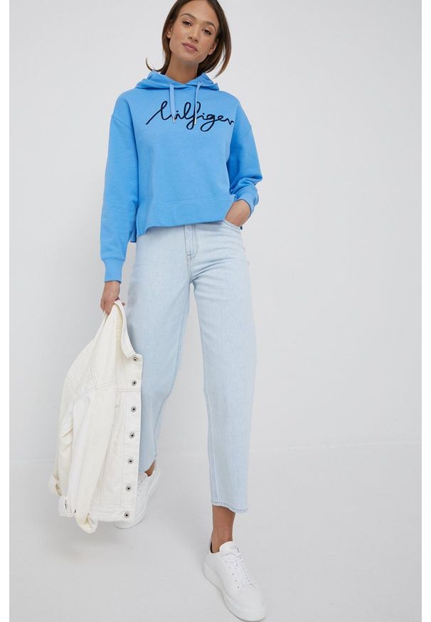Lee jeansy WIDE LEG LONG LIGHT FALLON damskie high waist. Stan: podwyższony. Kolor: niebieski