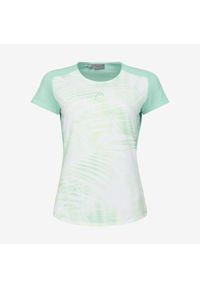 Head - T-shirt damski TIE-BREAK. Kolor: zielony. Materiał: poliester