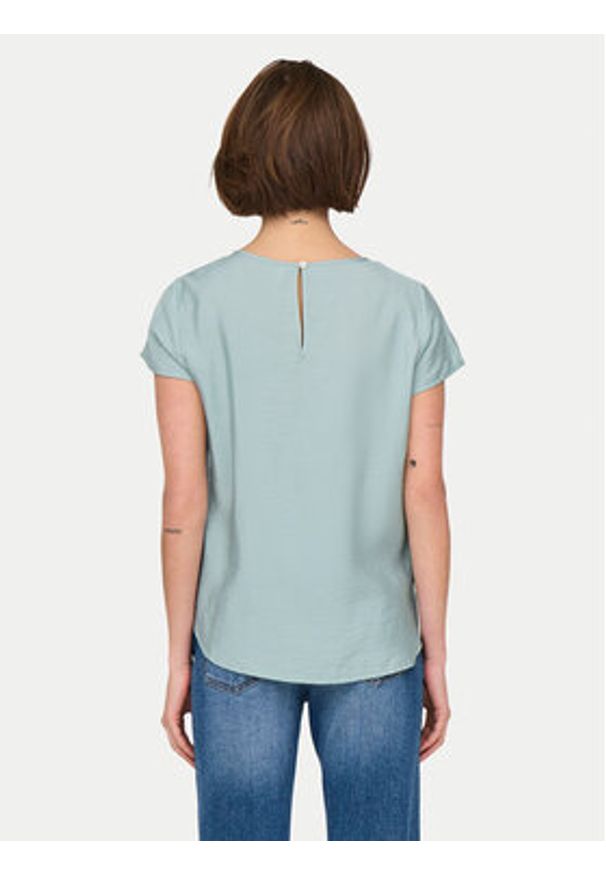 only - ONLY T-Shirt Aya 15339742 Zielony Regular Fit. Kolor: zielony. Materiał: wiskoza