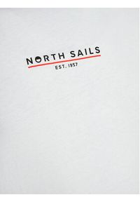 North Sails T-Shirt 692974 Biały Comfort Fit. Kolor: biały. Materiał: bawełna #3