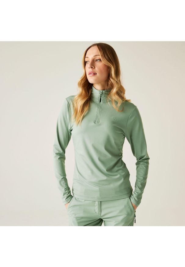 DARE 2B - Lowline II Lekka damska rozciągliwa warstwa środkowa. Kolor: zielony. Sezon: zima. Sport: narciarstwo