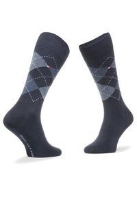 TOMMY HILFIGER - Tommy Hilfiger Skarpety długie 100001495 Granatowy. Kolor: niebieski. Materiał: materiał