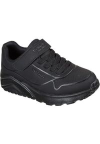 skechers - Adidasy Skechers Uno Lite, Dzieci. Kolor: czarny. Materiał: skóra ekologiczna, materiał